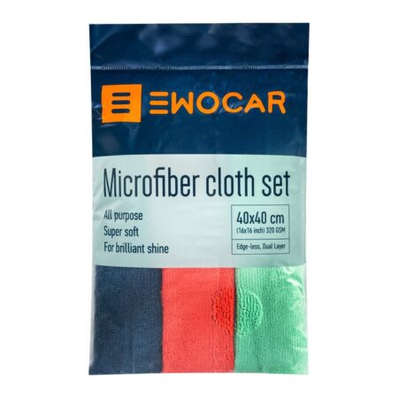 EWOCAR All Purpose Microfiber Towels 3-Pack