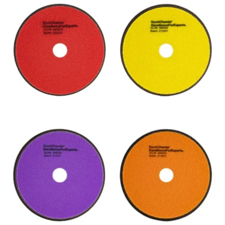 Koch Chemie Polierschwamm 150mm - Rot, Gelb, Violett, Grün, Orange
