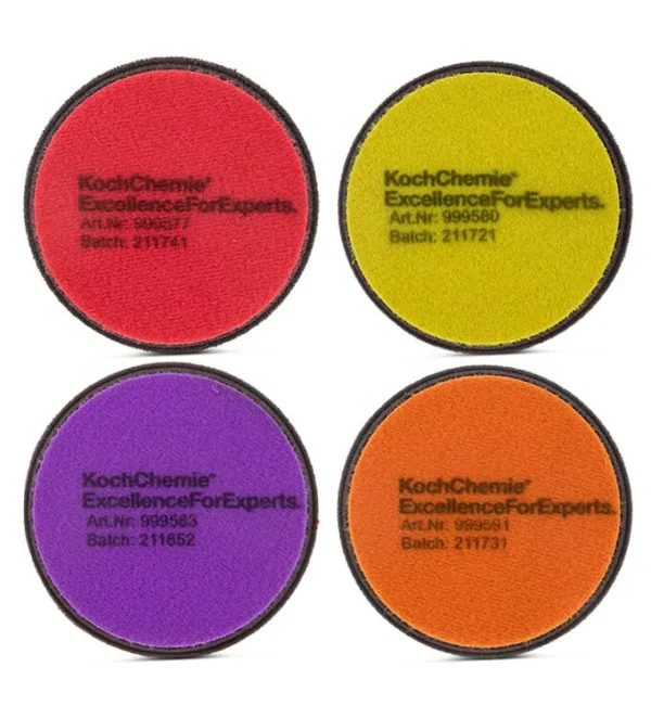 Koch Chemie Polierschwamm 76mm - Rot, Gelb, Violett, Orange
