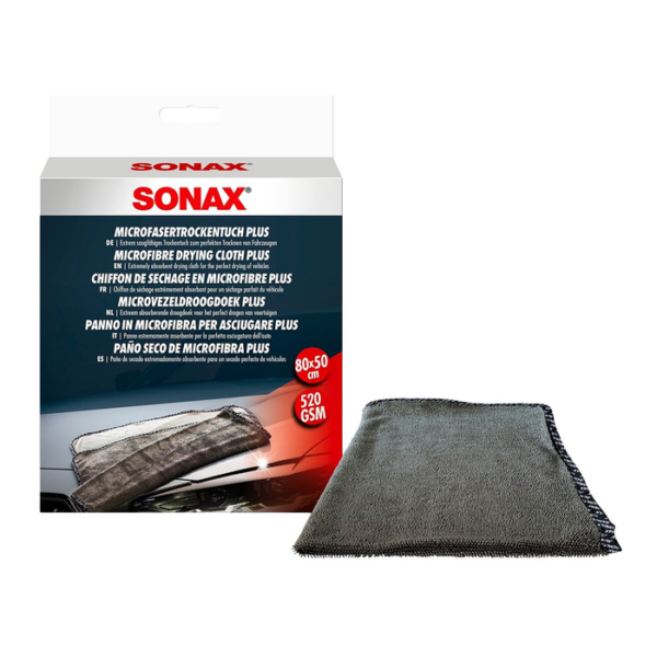 SONAX Microfaser Trocken Tuch Plus, 80 × 50 cm,