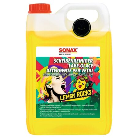 SONAX Sommer ScheibenReiniger Lemon Rocks, gebrauchsfertig, 5 Liter