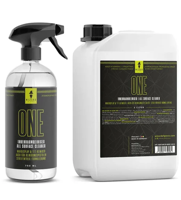 Wizard of Gloss One Allround Surface Cleaner Allzweckreiniger - 750ml, 3L