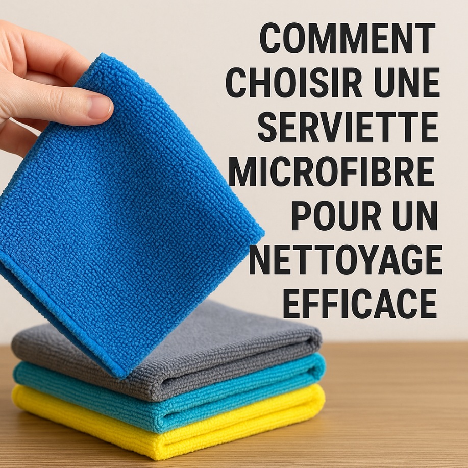 Comment choisir une serviette microfibre pour un nettoyage efficace